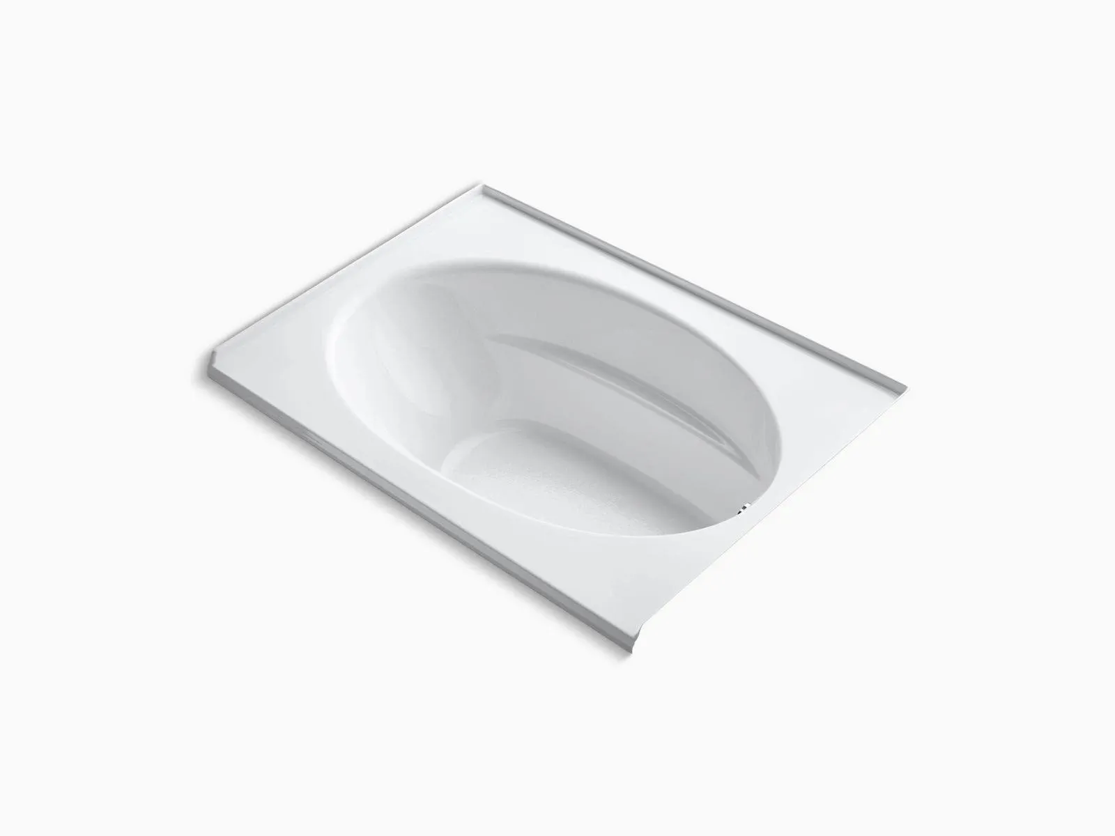 Kohler K-1113-R-0 Windward 60" x 42" Alcove Bath, Right Drain in White