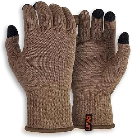 First Lite Talus Touch Full Finger Merino Wool Glove - Lightweight Camo Hunting Gloves