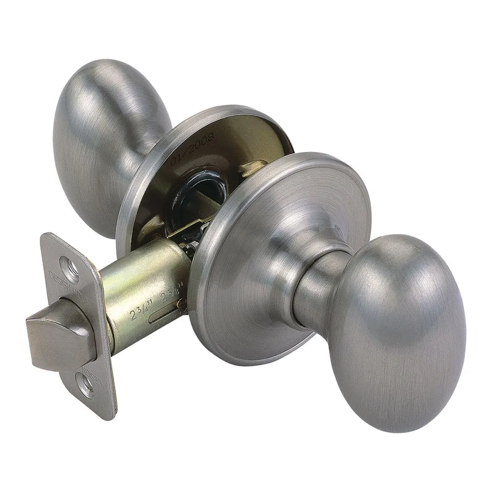 Design House Egg Satin Nickel Interior Hall/Closet Passage Door Knob Lowes.com