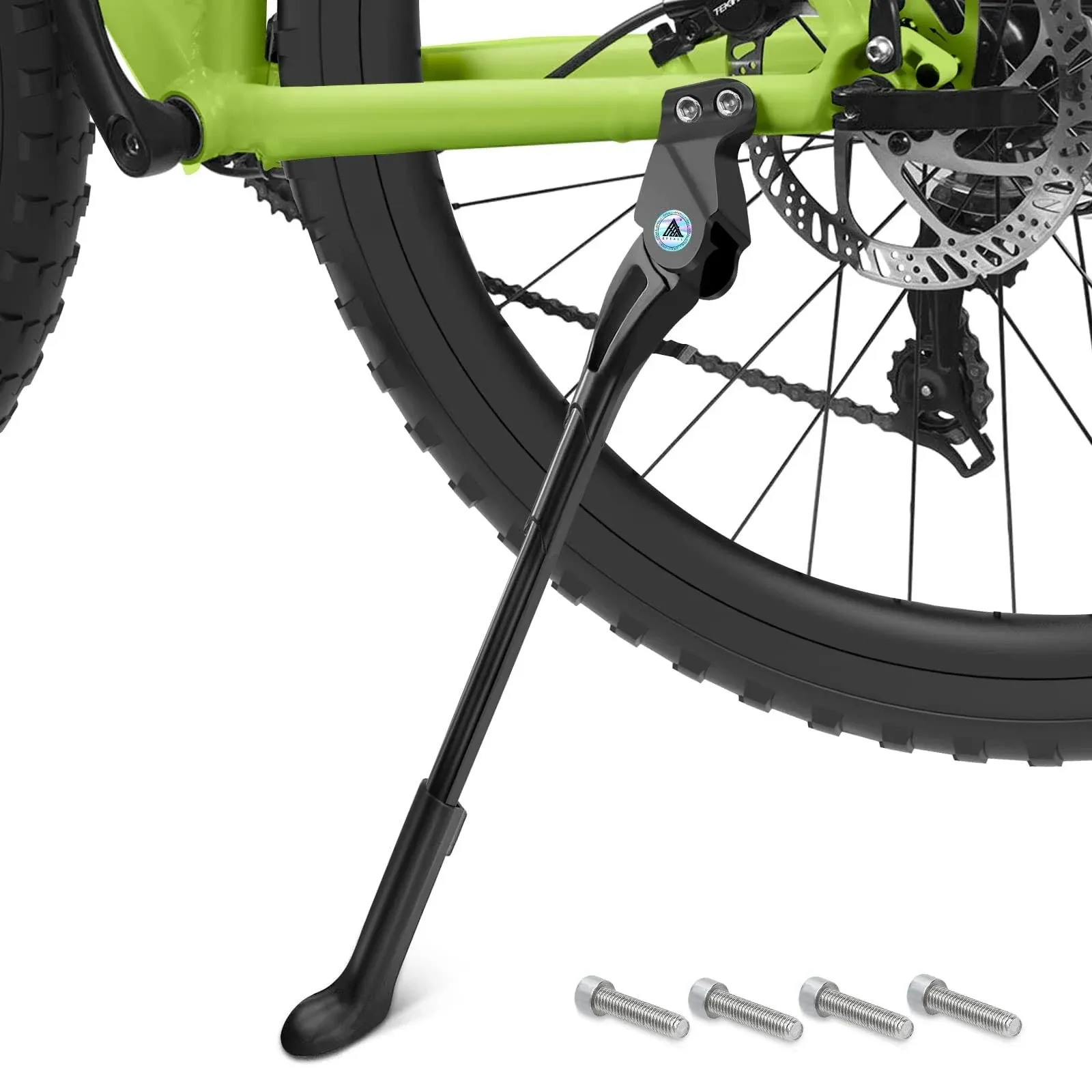 Bike Kickstand,18mm Hole Spacing Bicycle Kickstand,Adjustable Length Bike Side Kickstand fit 24in 26in 27.5",Bike Kick Stand Suit Mountain Bike/BMX/MTB -Special Hole Distance 18mm