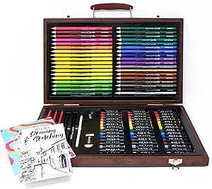 Art 101 106 Piece Draw & Color Art Set