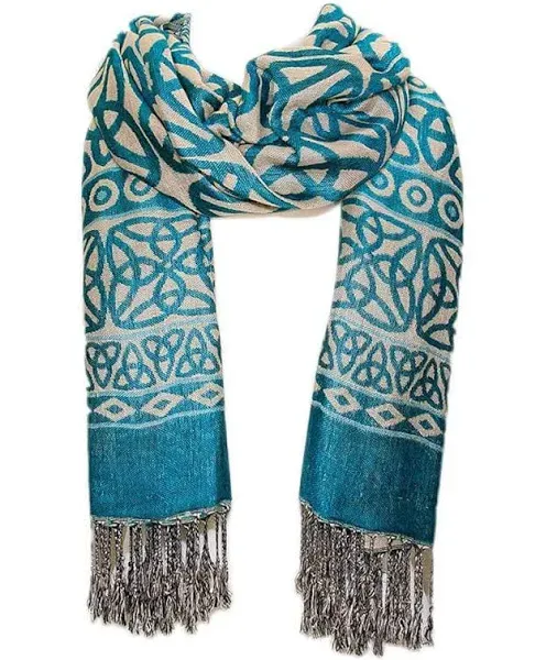 Celtic Clothing Ladies Celtic Knot Scarf, Irish Style, Celtic Fashion ...