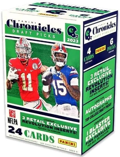 Panini Chronicles Football Draft Picks Blaster Box