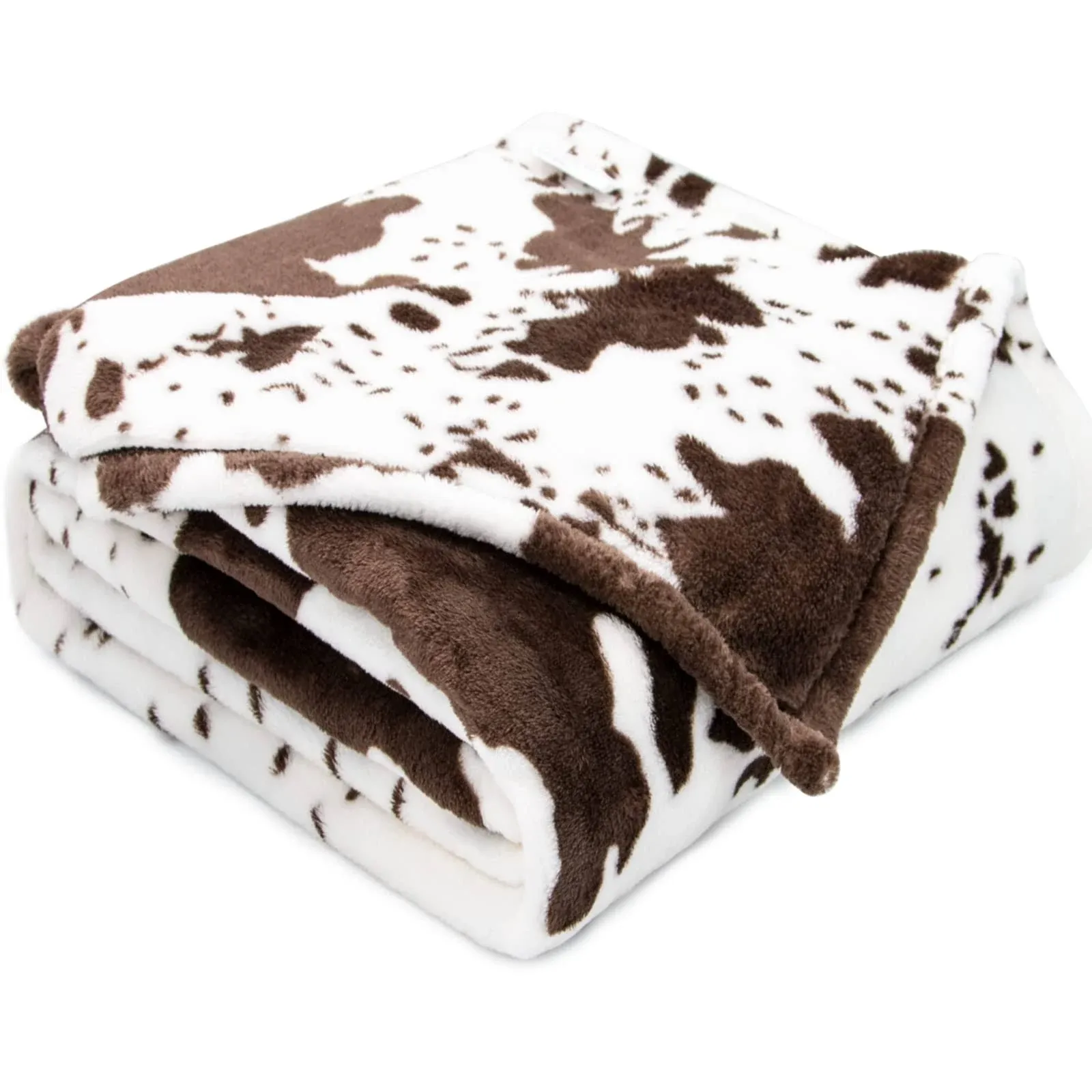 Fleece Cow Print Blanket Soft Fuzzy Kids Throw Blanket Black and White Cozy Blanket Gifts Decor Stuff for Kids Boys Girls Toddler Birthday