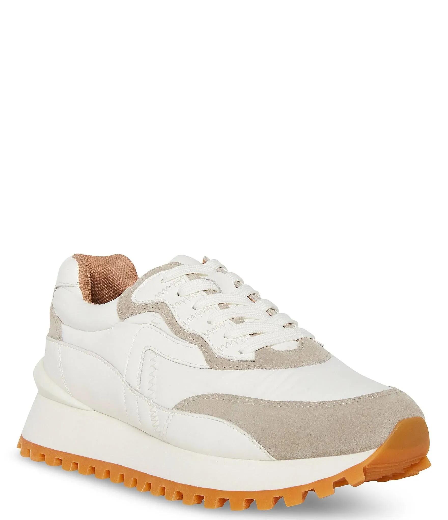 Blondo Lois Retro Waterproof Running Sneaker in White Multi