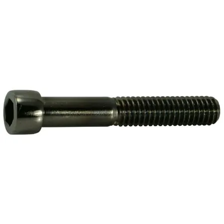 5/16 -18 x 2 Black Chrome Smooth Socket Cap Screws (4 pcs.)