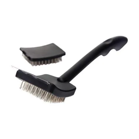 Grill Brush with Scraper 4 in. H X 18 in. L X 4 in. W 2 pc