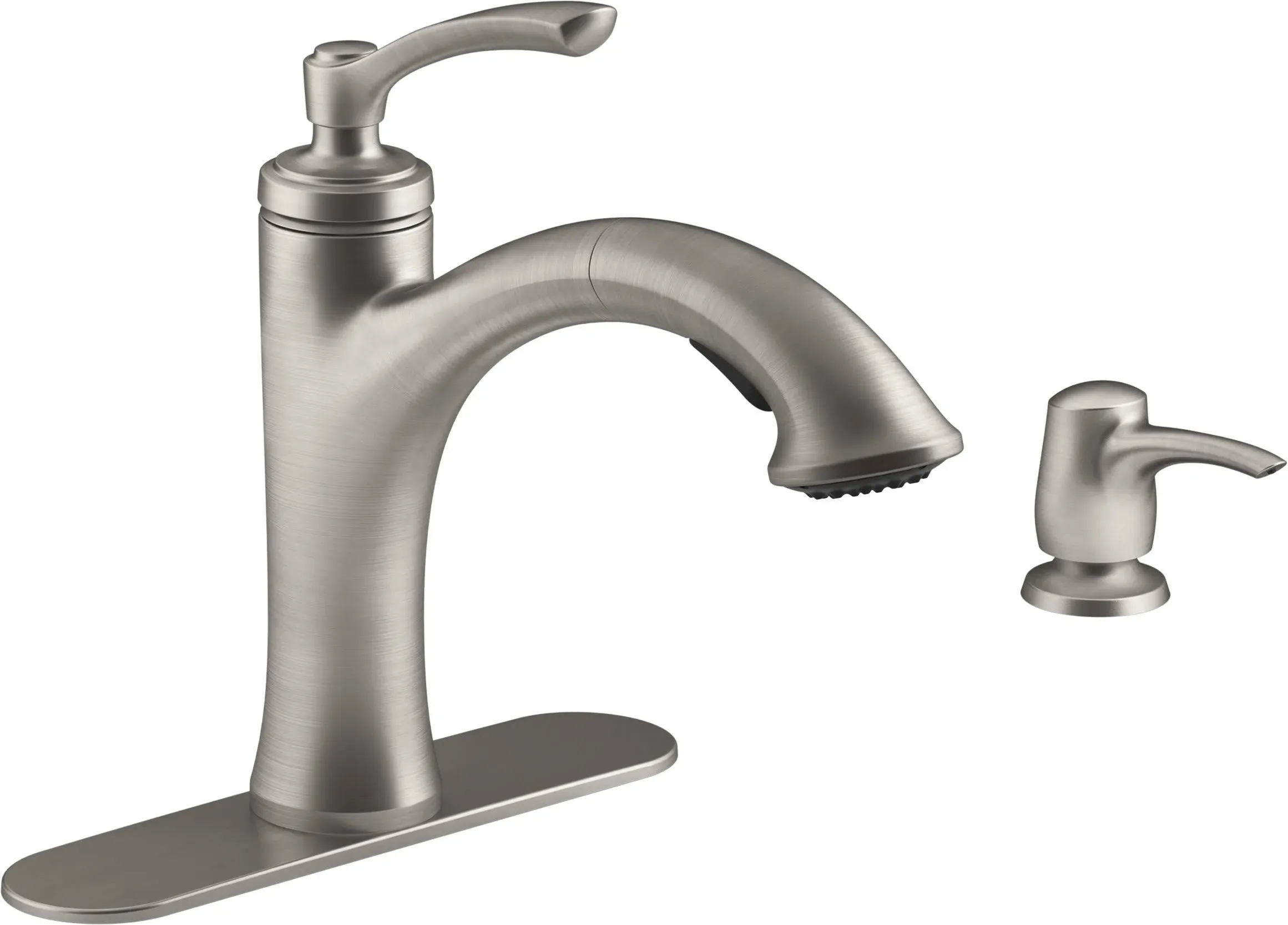 NEW SEALED Kohler Elliston Pullout Kitchen Faucet Vibrant Stainless R16399–SD-VS