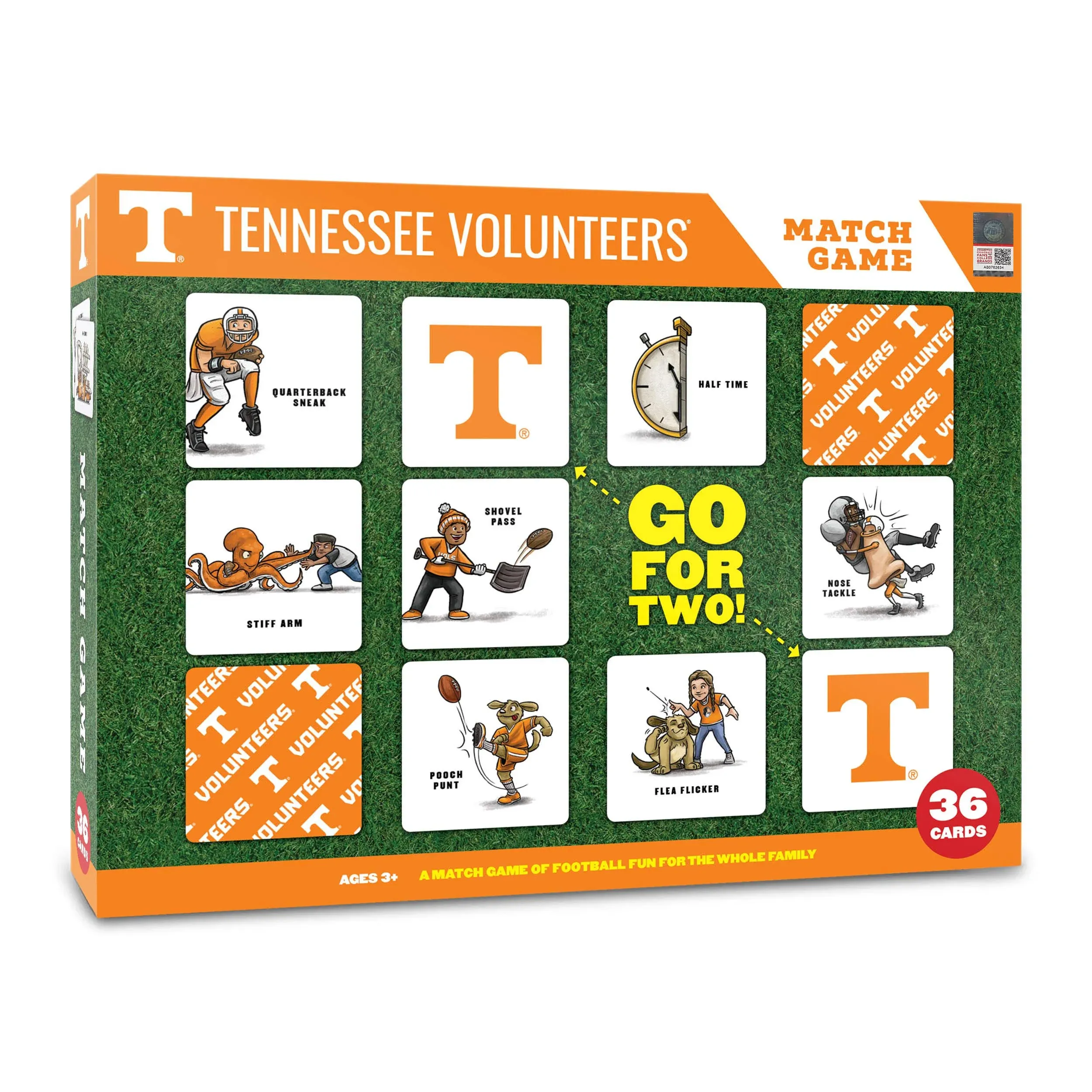 Tennessee Volunteers Memory Match Game