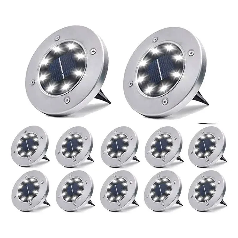 Yakalla Solar Outdoor Lights,12 Pack Deck Lights Solar Powered - Outdoor Solar ...