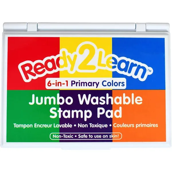 Ready 2 Learn Jumbo Washable Stamp Pad - 6-in-1