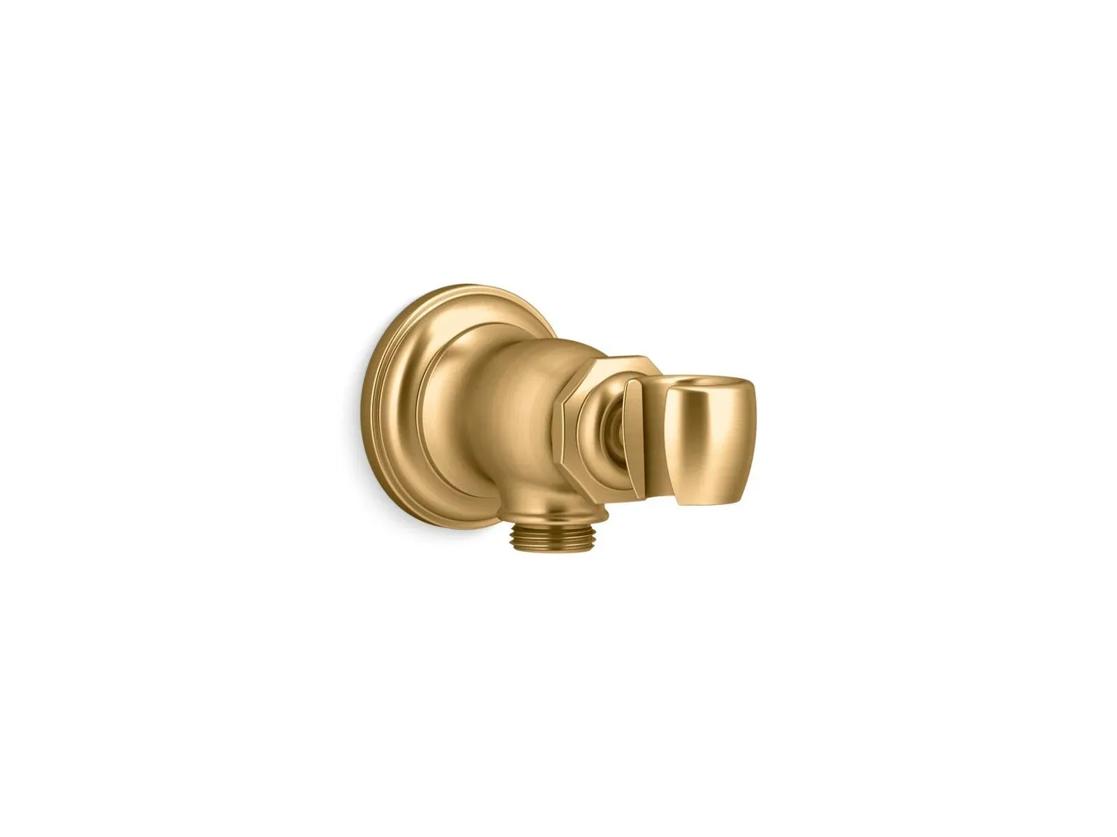 Kohler Artifacts 72797-2MB Wall Mount Supply Elbow / Handshower Holder in Brass