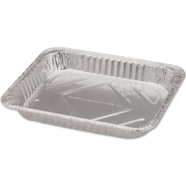 Handi-foil Half Size Aluminum Steam Table Shallow Pan, 100 ct