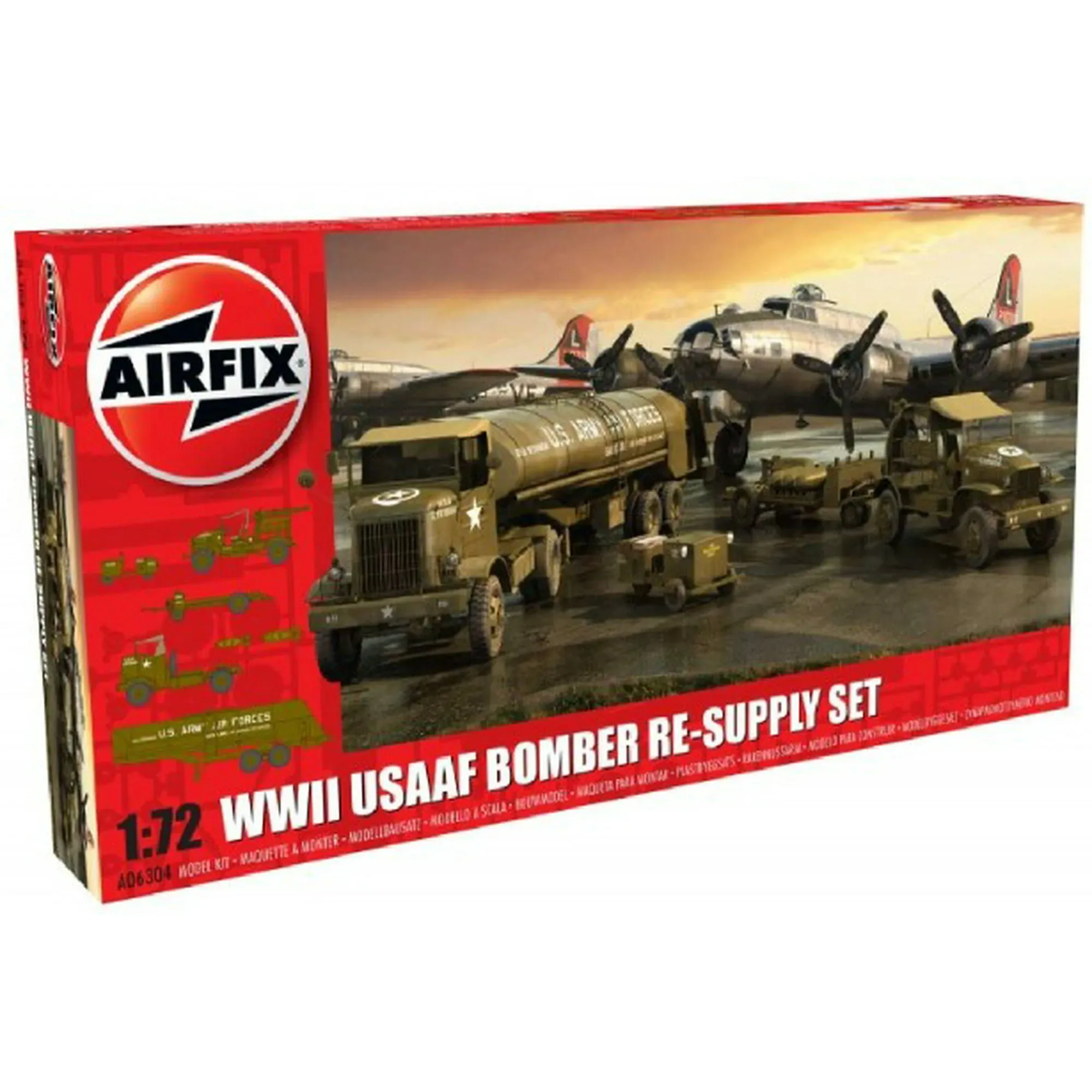 Airfix 1/72 WWII USAAF 8th Bomber Resupply Set