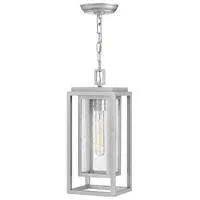 Hinkley Republic Collection One Light Medium Outdoor Hanging Lantern, Black (1002BK)