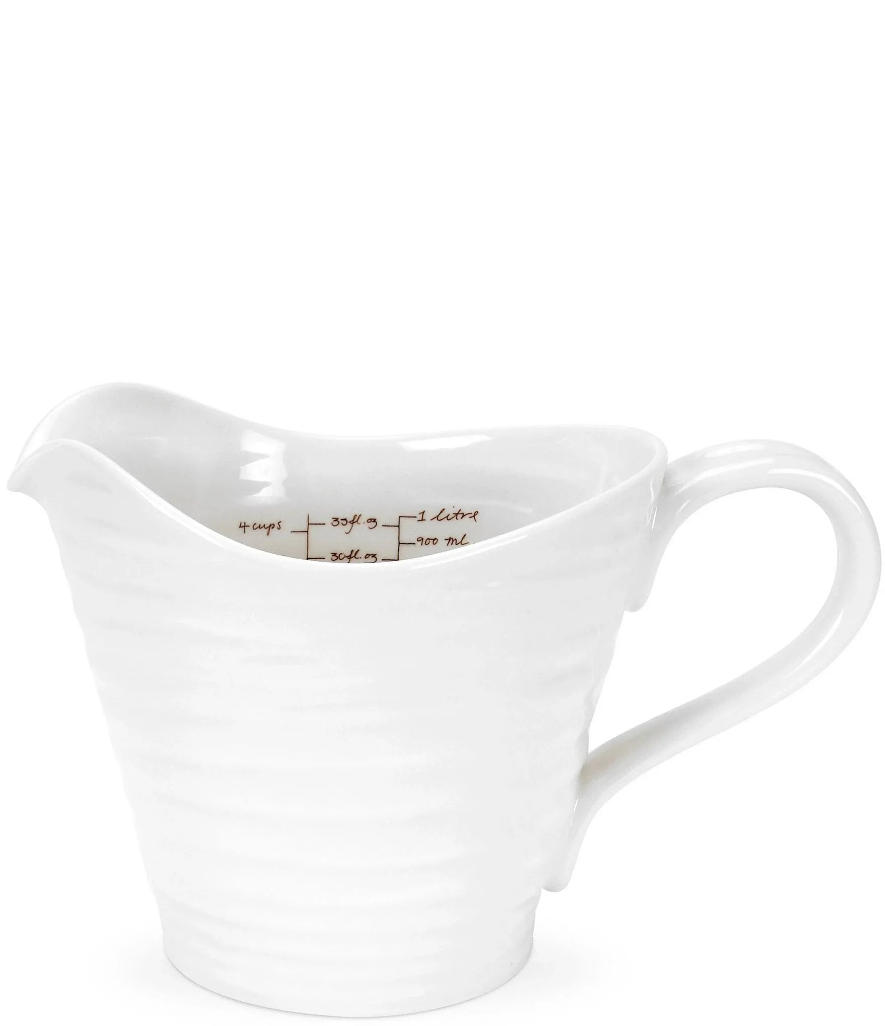 Portmeirion Sophie Conran White Measuring Jug - Contemporary - Pitchers - by pruneDanish | Houzz