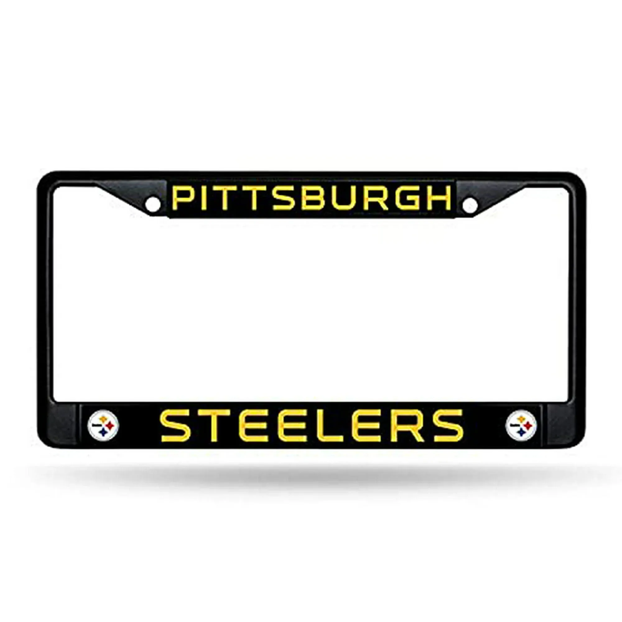 PITTSBURGH STEELERS NFL Officially Licensed Black Auto Tag Frame License Plate 