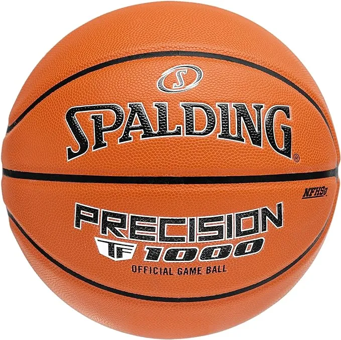 Spalding TF-1000 Indoor Game Basketballs, Premium Composite Leather, High School & College Approved - 29.5", 28.5"