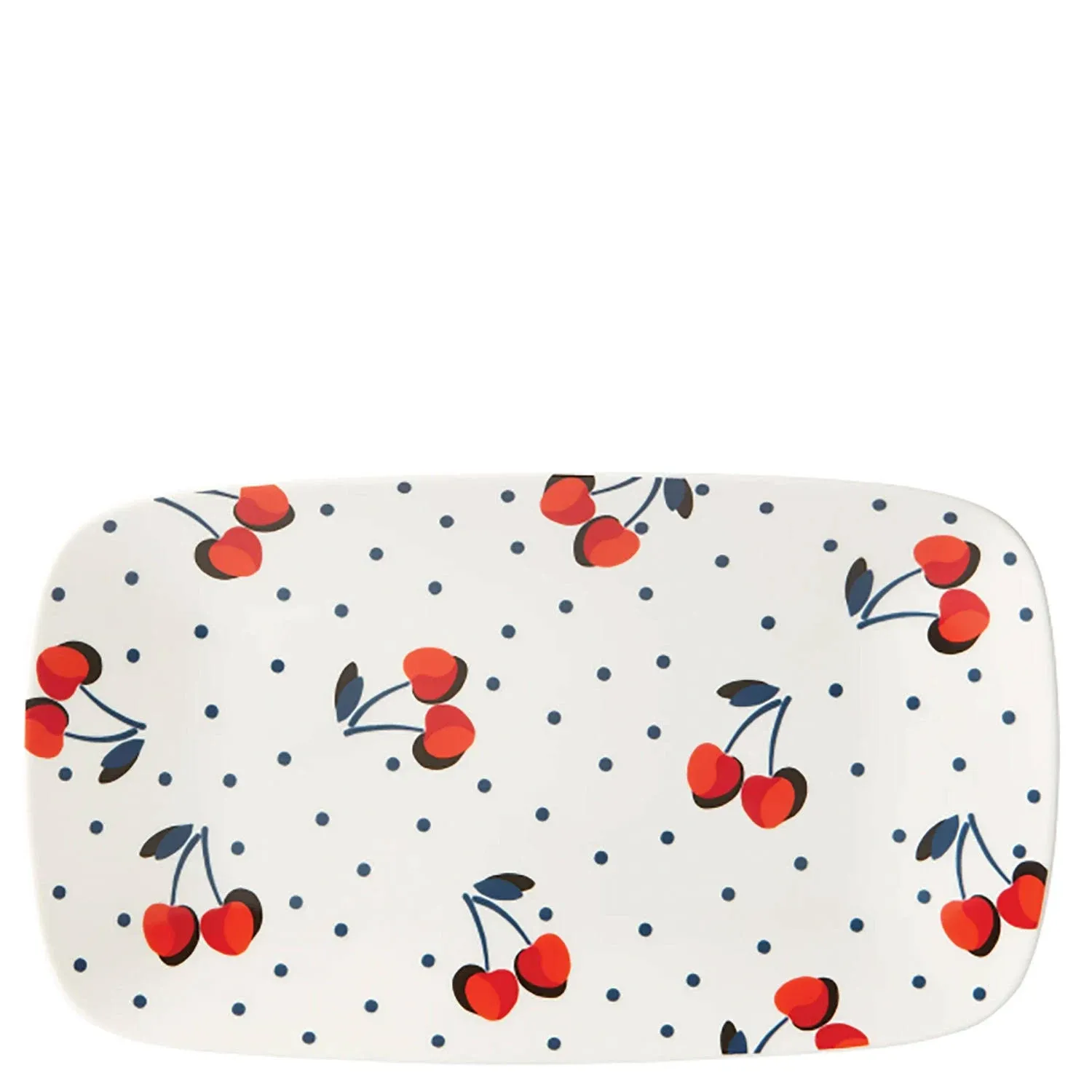 Kate Spade New York Vintage Cherry Dot Hors D'oeuvre Tray