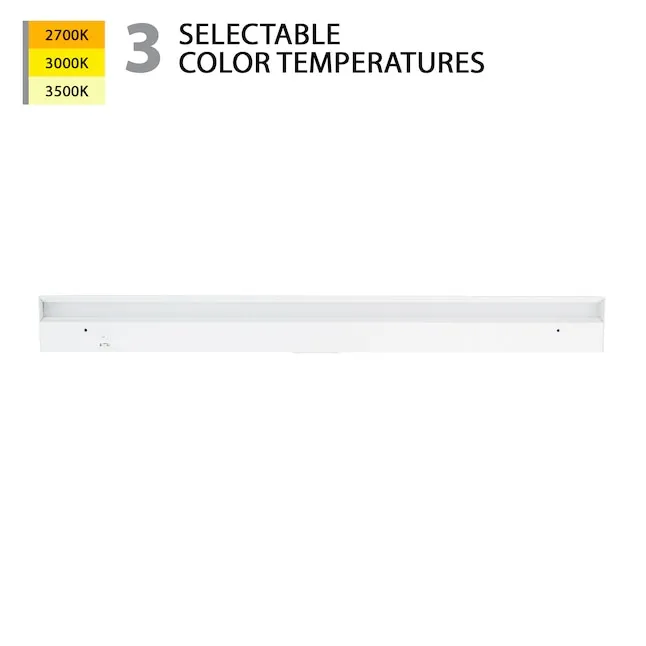 WAC Lighting Light Bar 3.23-in Plug-in LED Under Cabinet Light Bar Light Lowes.com