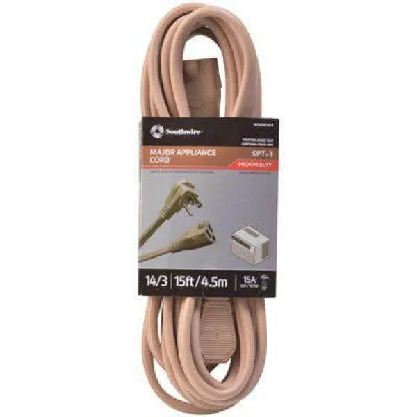 15 ft. 14/3 Flat Appliance Extension Cord