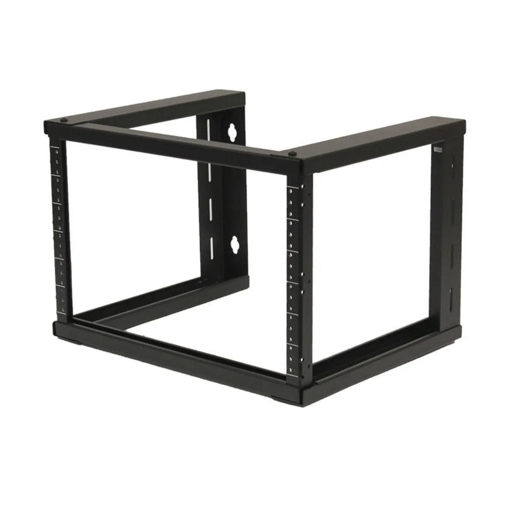 Navepoint 6U Wall Mount Open Frame 19" Server Equipment Rack Threaded 16 inch ...