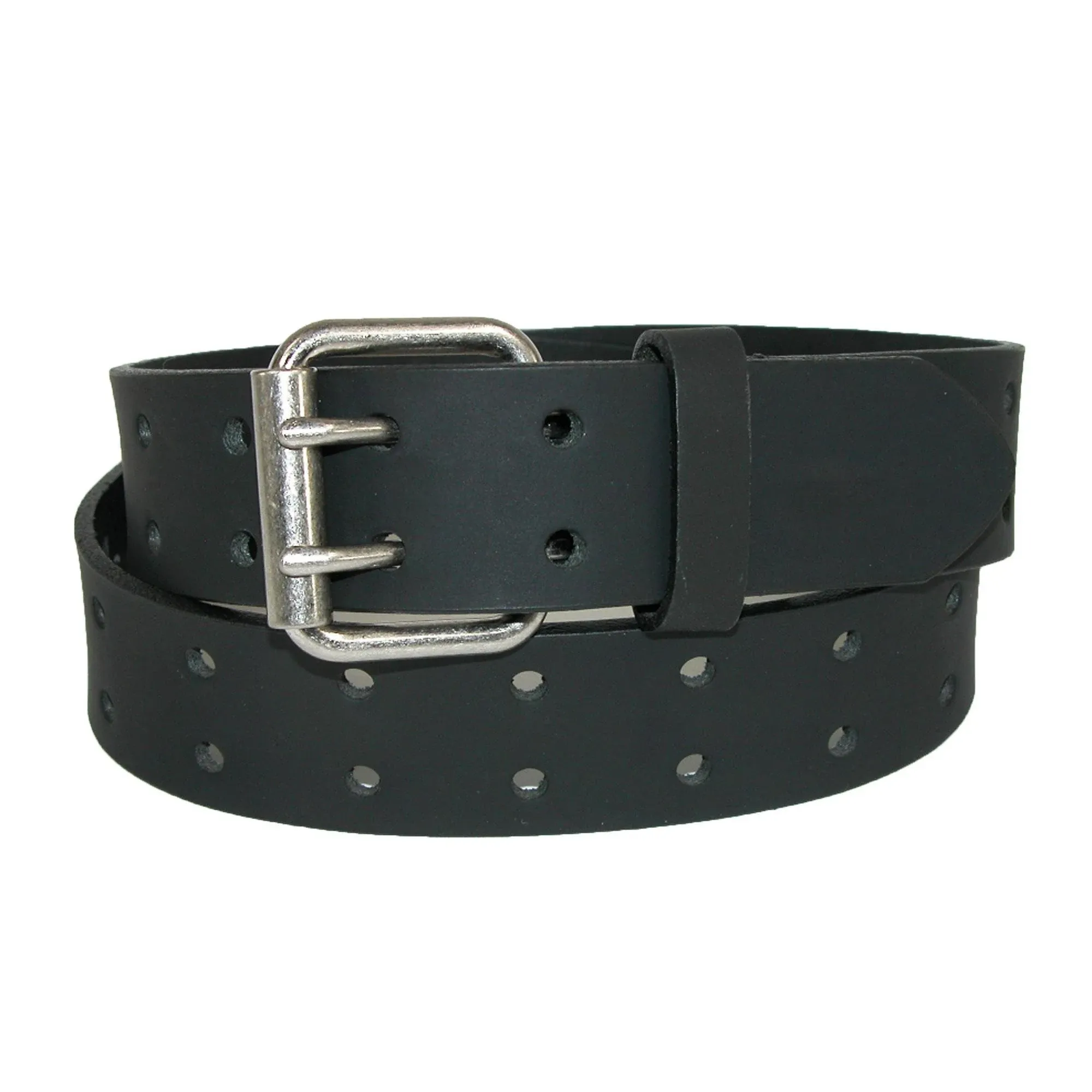 Dickies Men's Leather Double Prong Belt