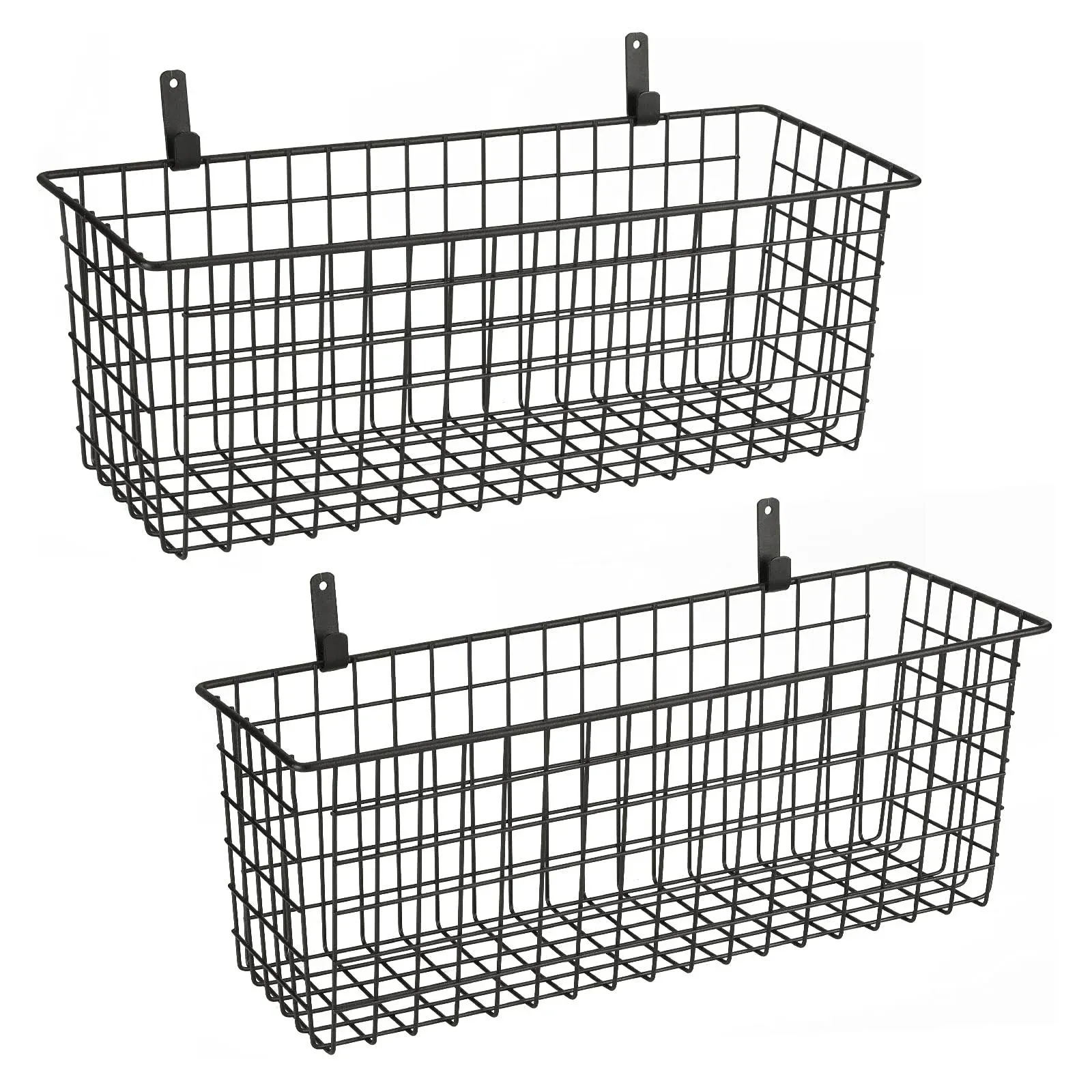 Wire Storage Baskets Durable Wire Basket for Storage Wall Mount Extra Large New!