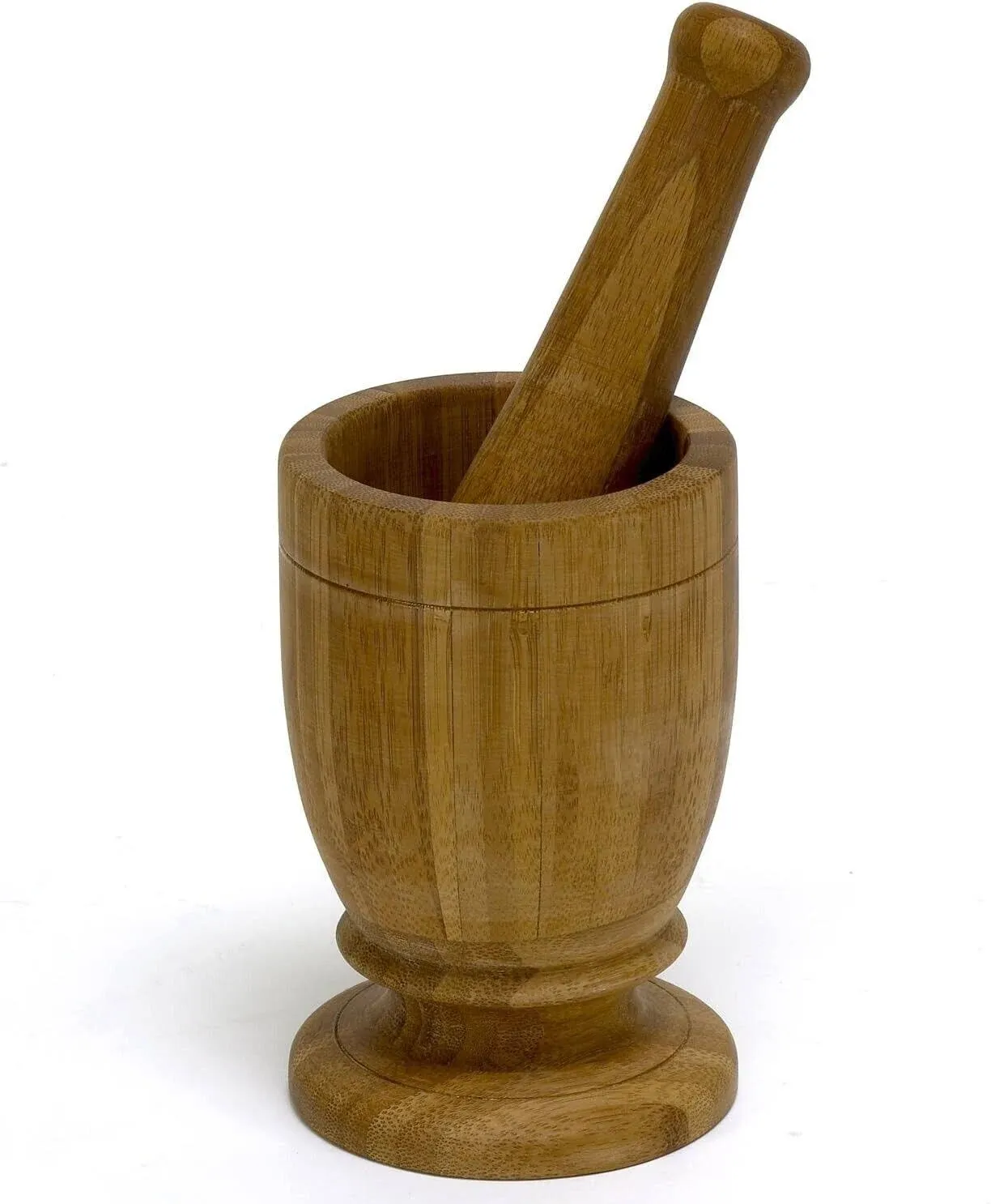 Imusa Mortar & Pestle, Bamboo