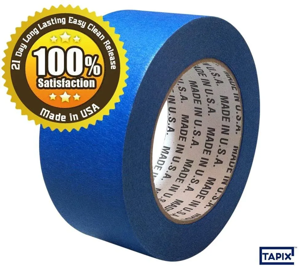 Wide Blue Painters Tape 4 inch x 60 Yards 3D Printing Tape Easy Clean Removal