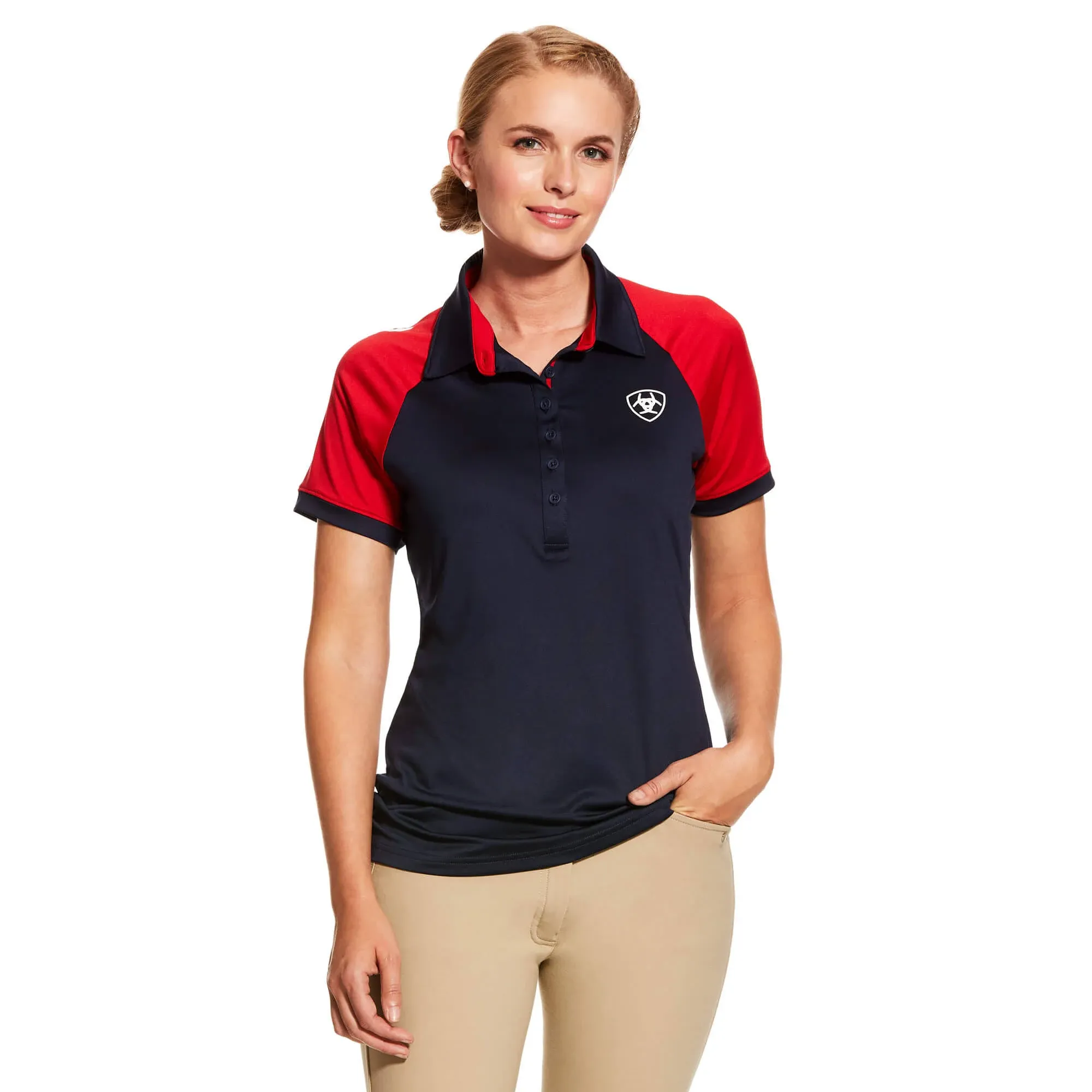 Ariat Team 3.0 Ladies Polo Shirt - Navy