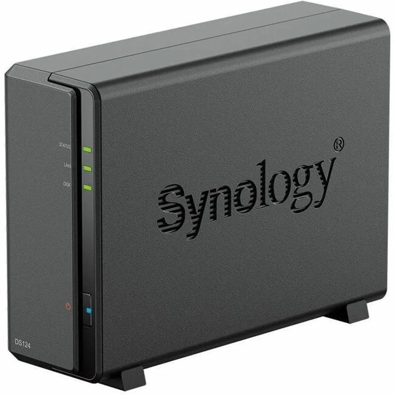 Synology DiskStation DS124 SAN/NAS Storage System - Realtek RTD1619B Quad-core (4 Core) 1.70 GHz - 1 x HDD Supported - 0 x HDD Installed - 1 x SSD Supported - 0 x SSD Installed - 1 GB RAM DDR4 SDRA...