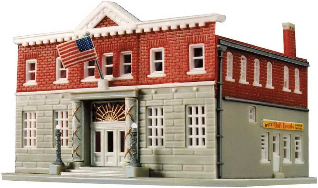 Life Like 433-7481 5th Precinct Police Station Kit N Scale