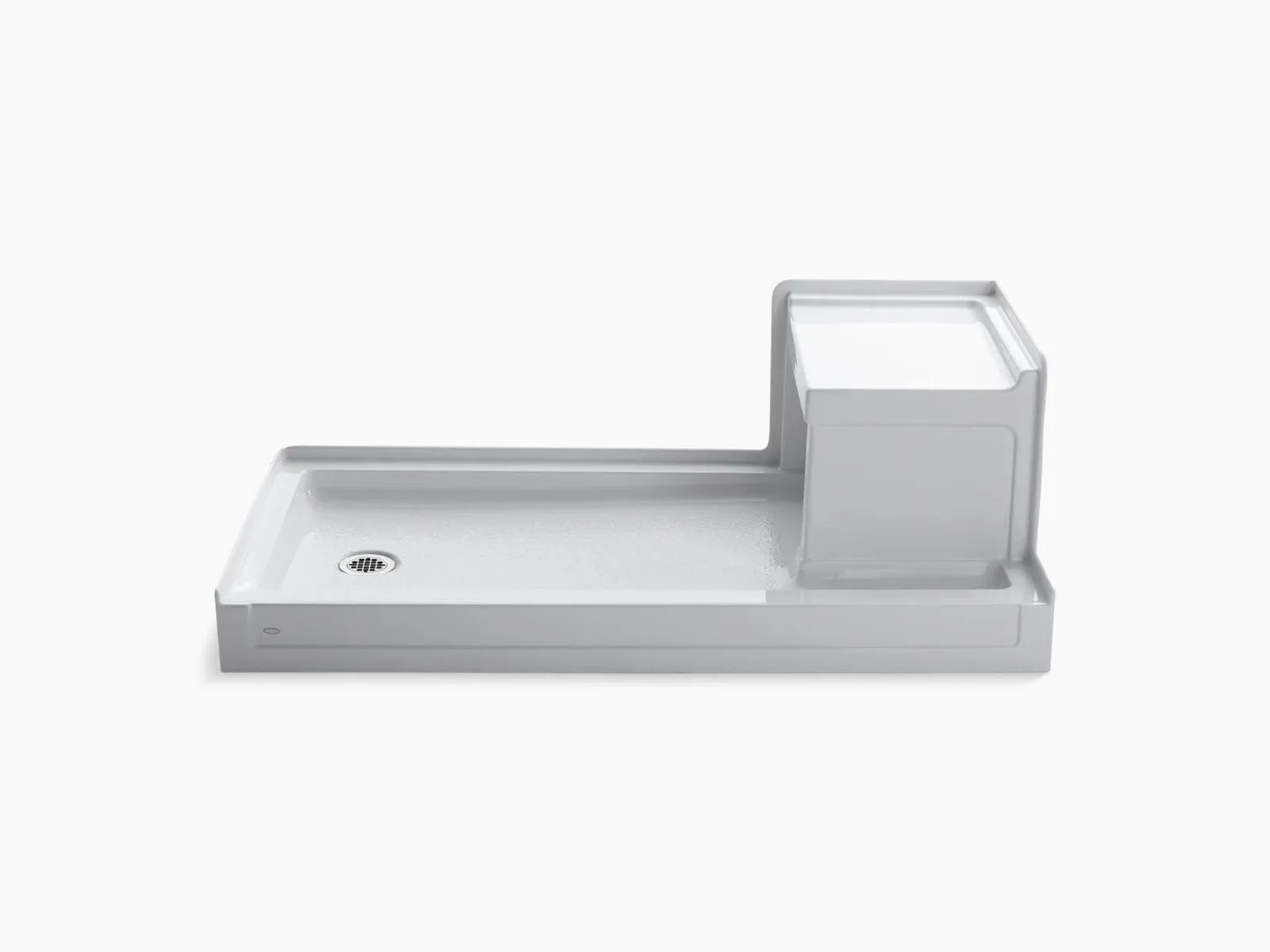 KOHLER K-1977-0 Tresham 60" X 32" Single Threshold Left-Hand Drain Shower Base ...