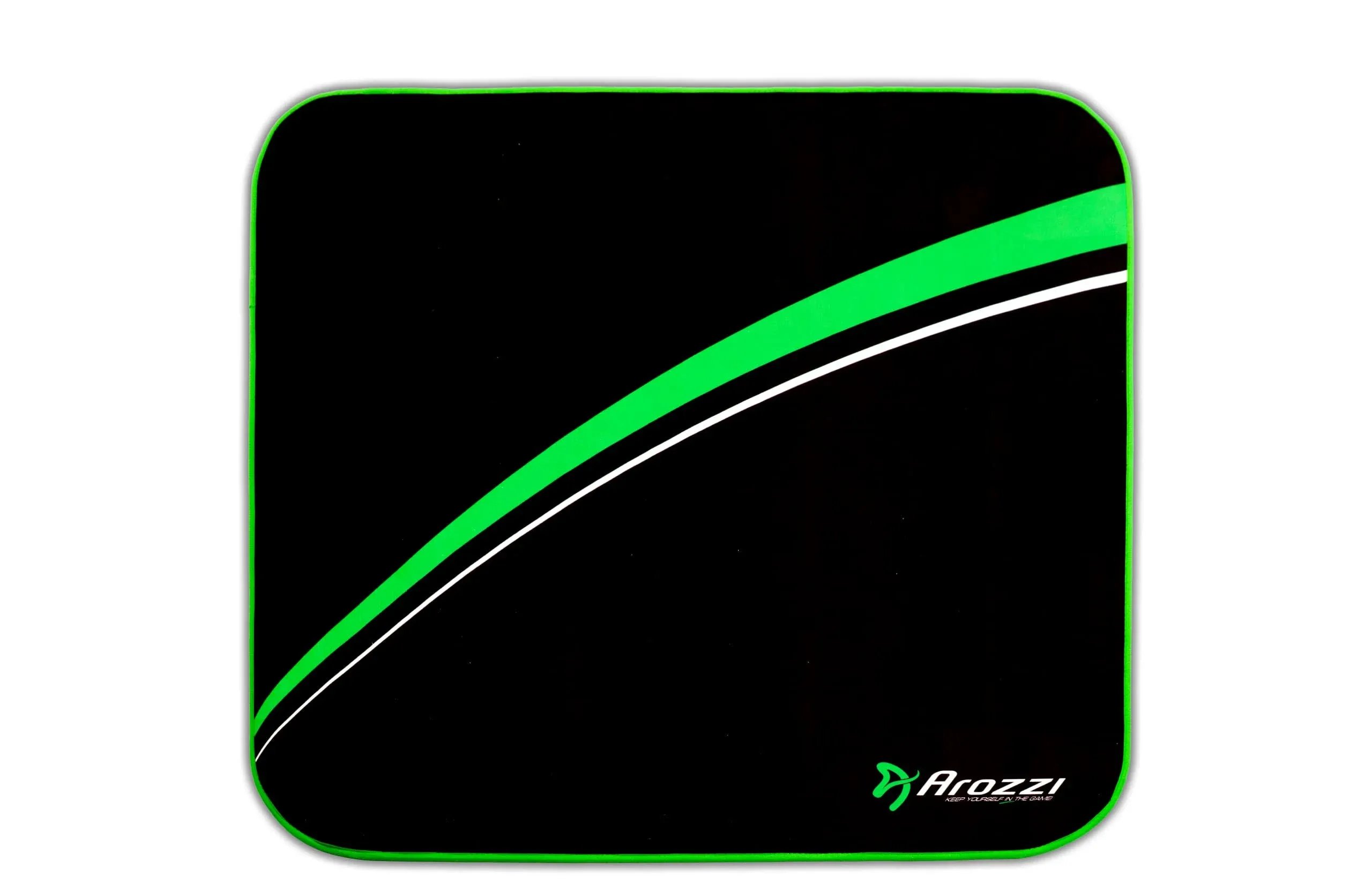 Arozzi Office/Gaming Chair Floor Mat for Noise Dampening, Comfort, and Floor Protection - Green