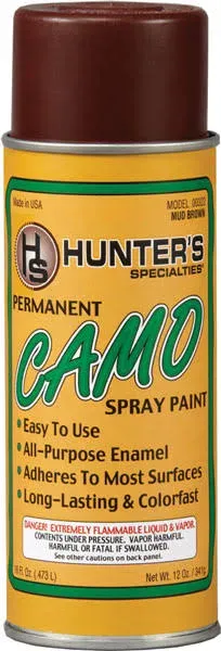 Hunters Specialties Permanent Camo Spray Paint, Olive Drab - 12 oz can