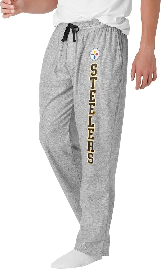 FOCO Men's NFL Team Logo Athletic Gray Lounge Pants