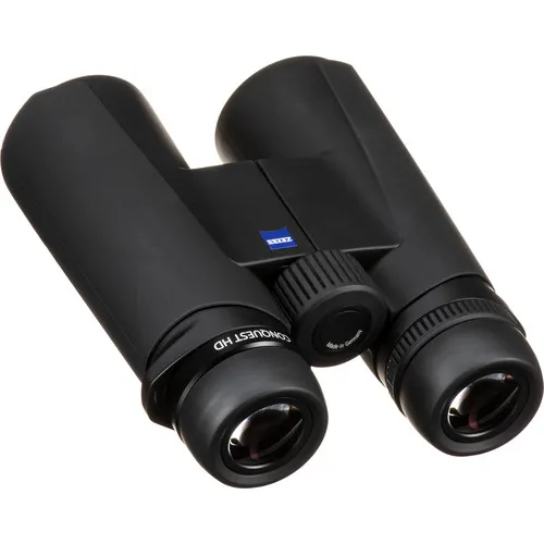 ZEISS Conquest HD Binoculars Waterproof, Compact with LotuTec T HD Coated Glass for Optimal Clarity in All Weather Conditions for Bird Watching, Hunting, Sightseeing, Black