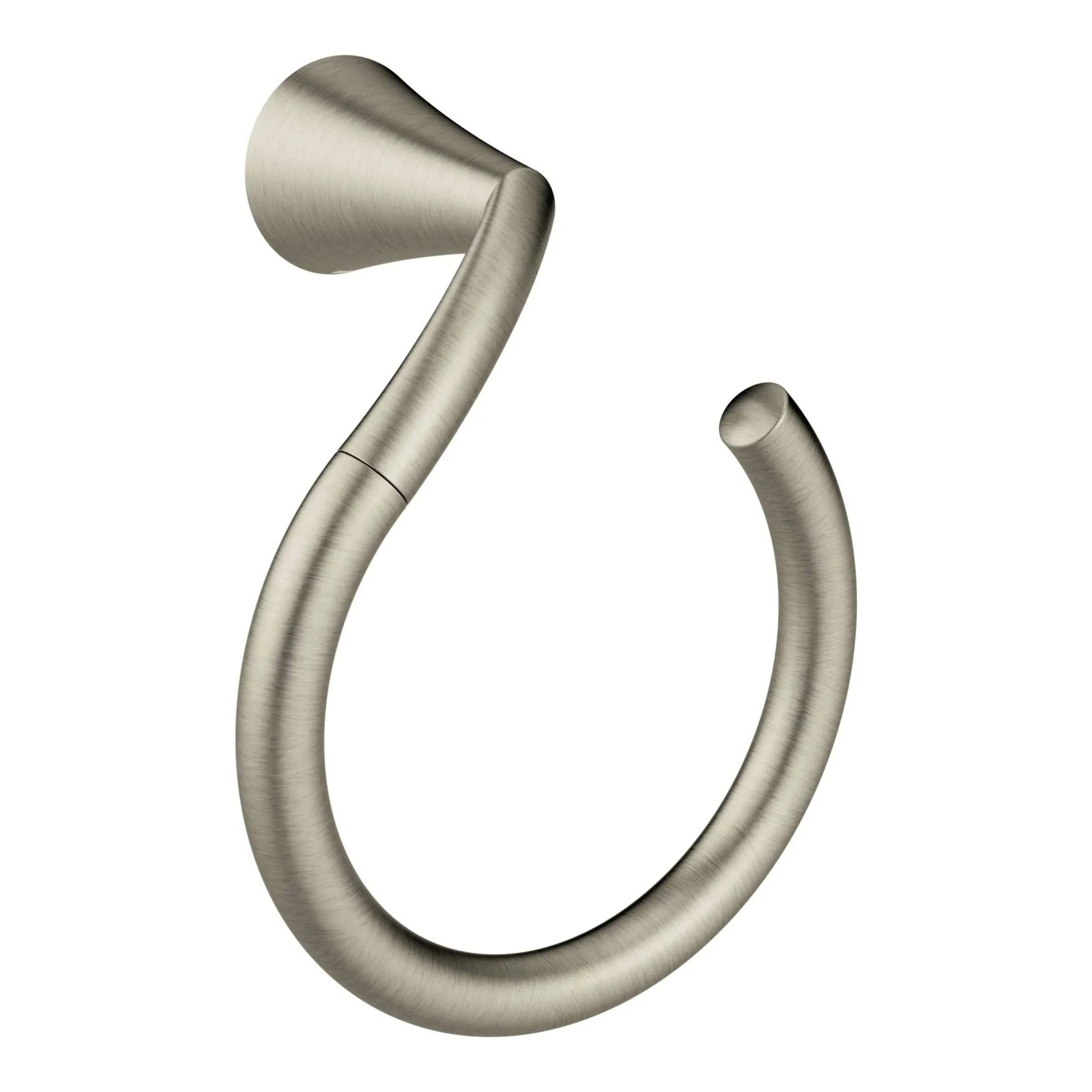 Moen YB2386BN Glyde Brushed Nickel Towel Ring