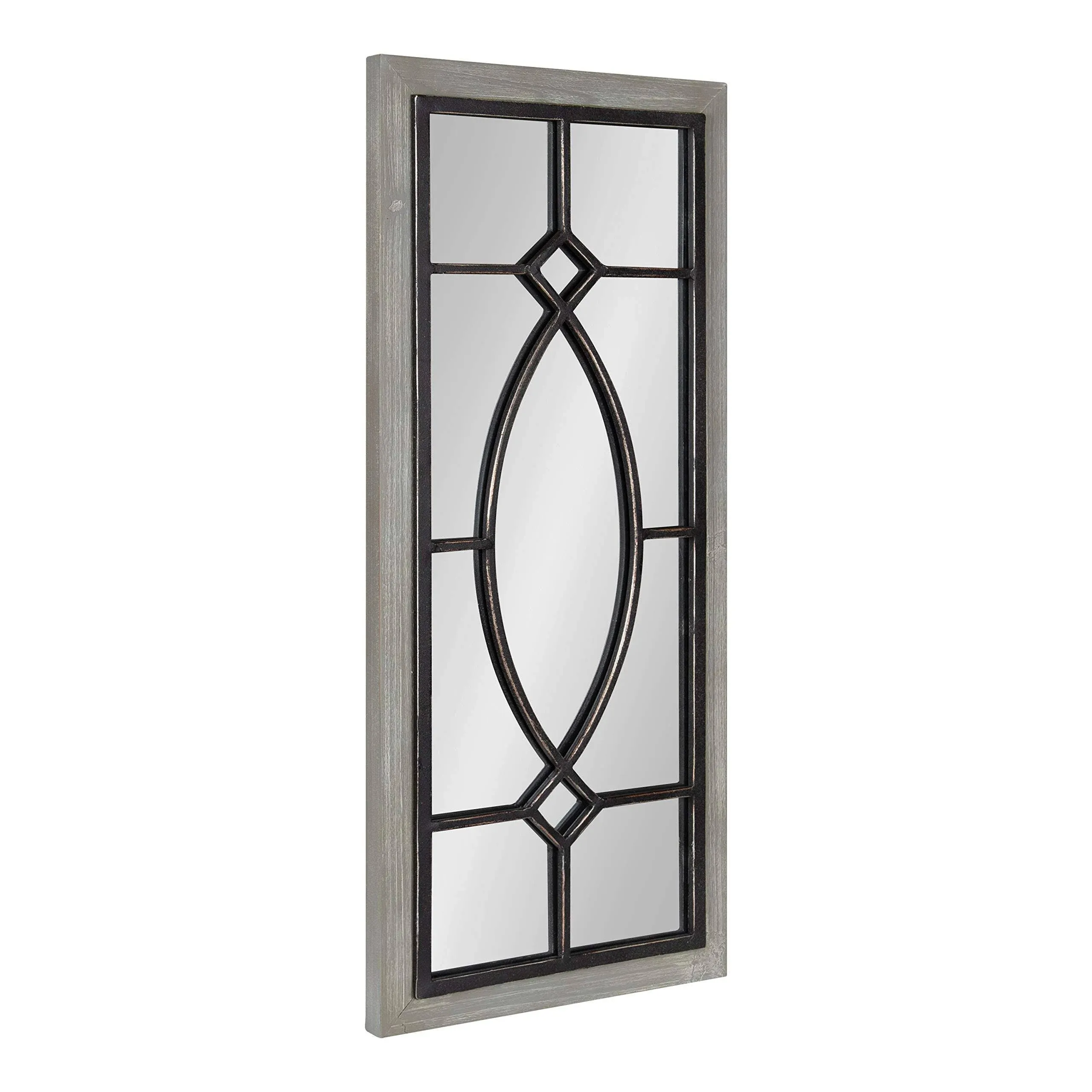 Kate and Laurel Bakersfield Farmhouse Wall Mirror