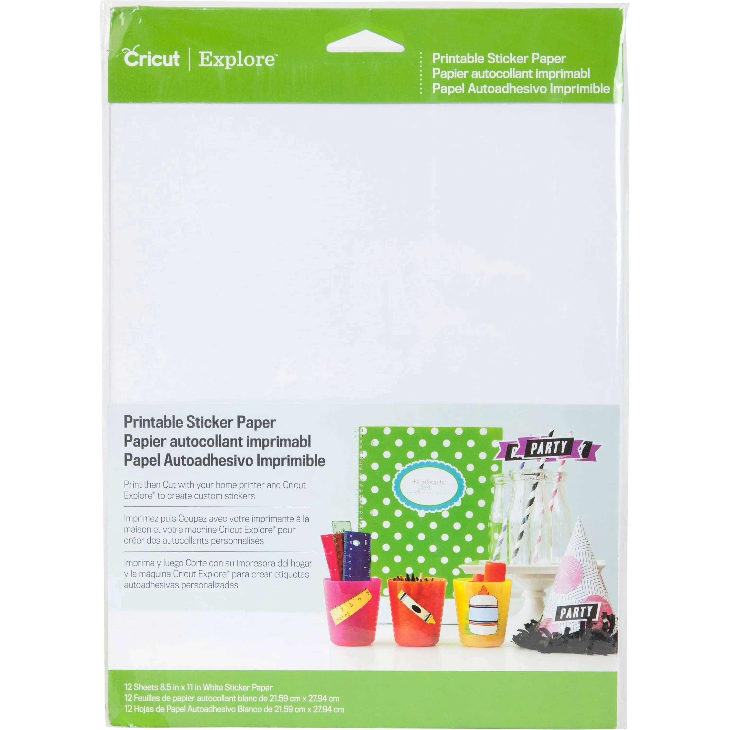 Cricut Printable Sticker Paper