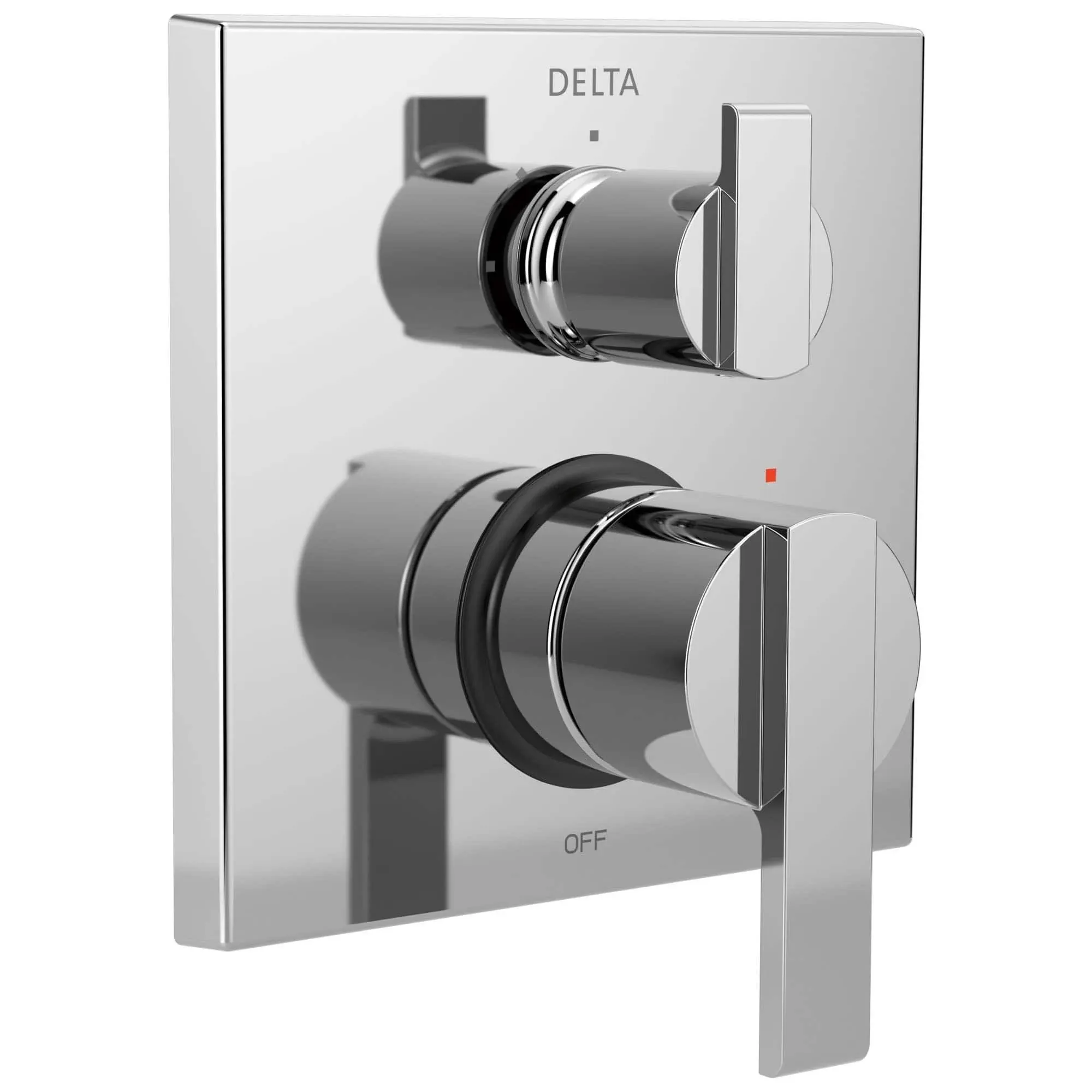 Delta Angular Chrome 3.438-in Universal Shower Mixer (0.5-in-ID)