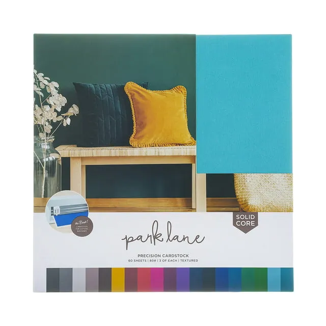 Park Lane 60 Sheet 12" x 12" Jewel Precision Cardstock Paper Pack - Cardstock - Paper Crafts & Scrapbooking