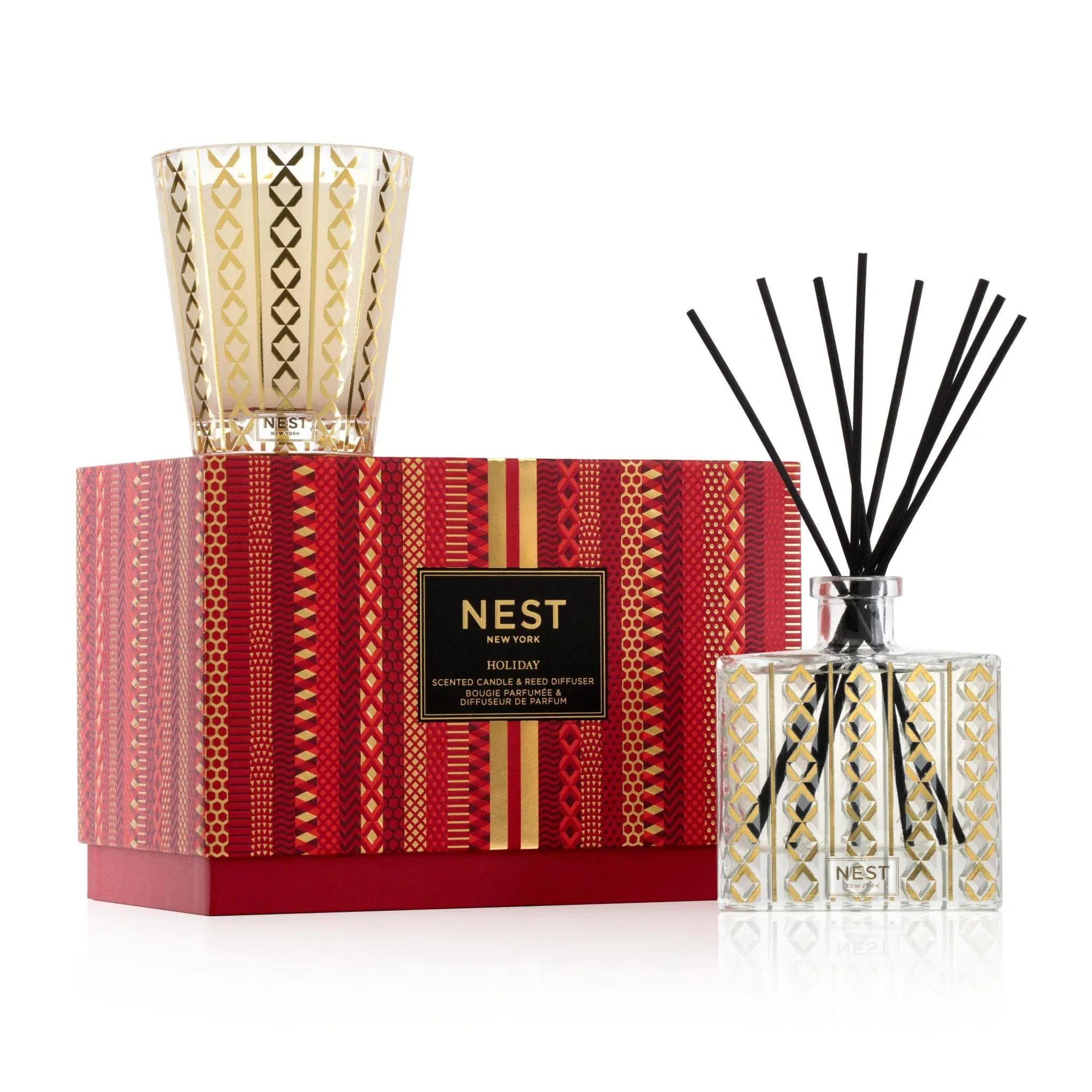 NEST New York Holiday Classic Candle & Reed Diffuser Set