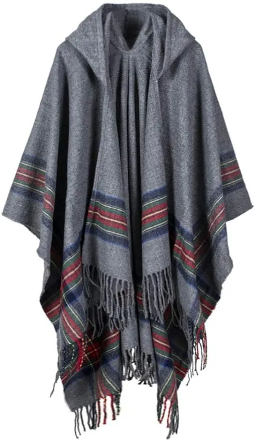 Womens Oversized Cashmere Amazon Woolen Shawl Scarf With Hooded Stripe Design For Autumn/Winter   Pashmina 231012 From Huo03, $20.02 | DHgate.Com