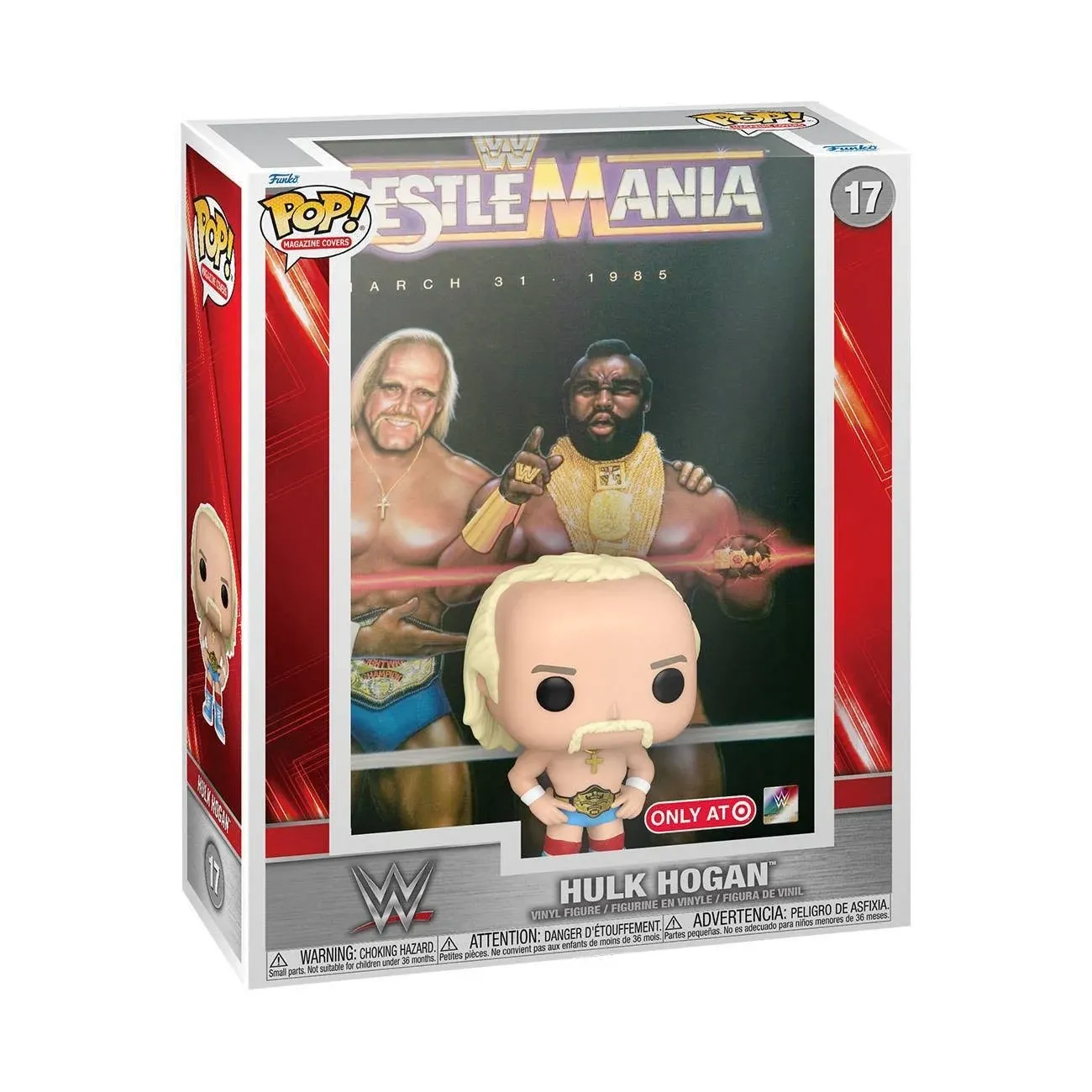 WWE Hulk Hogan Wrestlemania Pop! Vinyl Cover