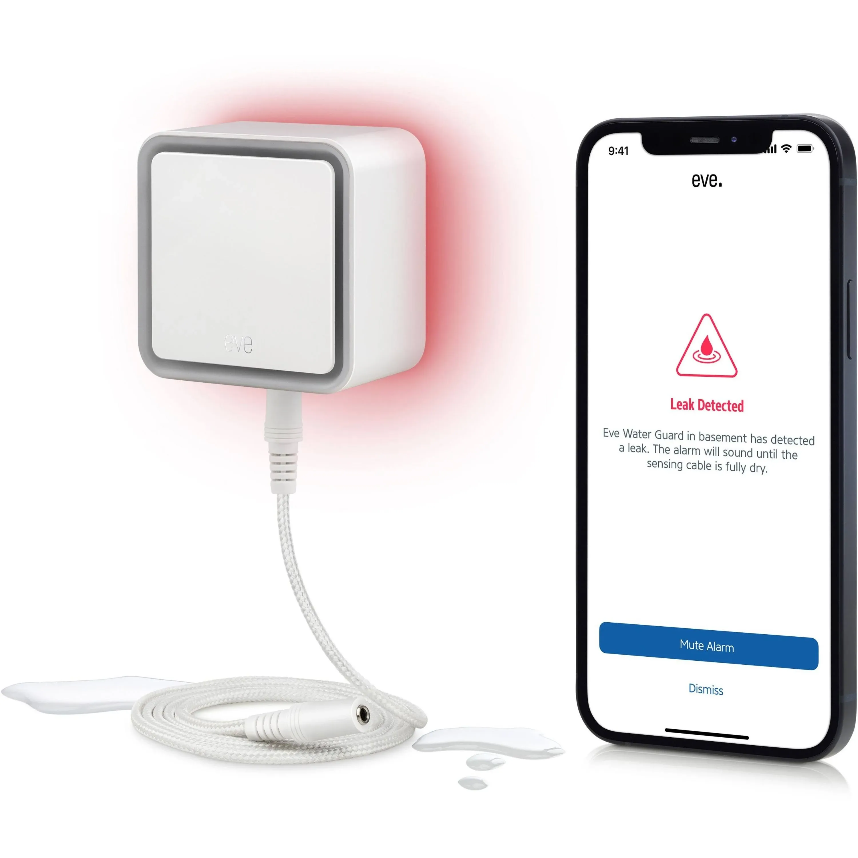 Eve Water Guard - Connected Water Leak Detector