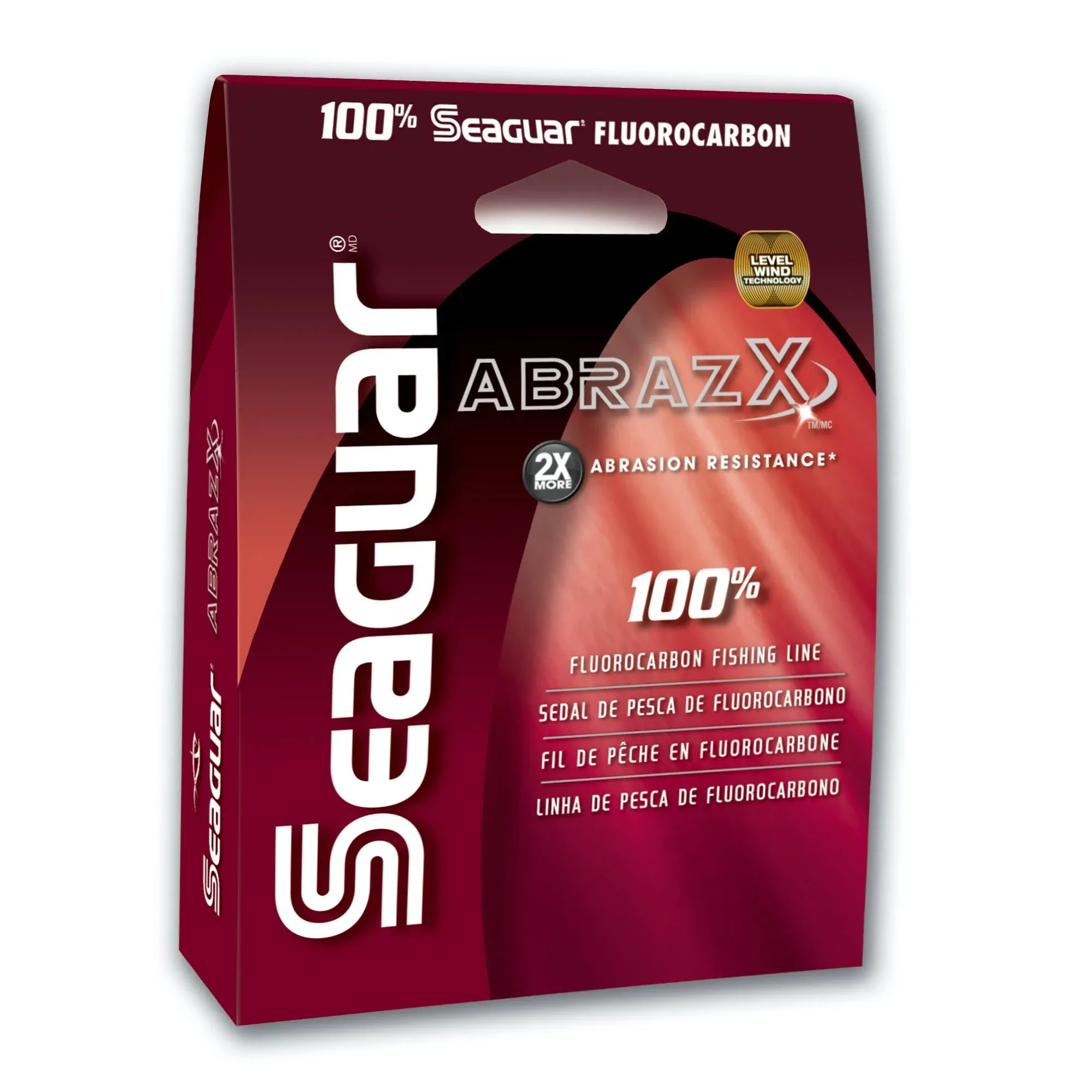 Seaguar AbrazX 100% Fluorocarbon Fishing Line for Docks, Rocks, Weeds and Logs