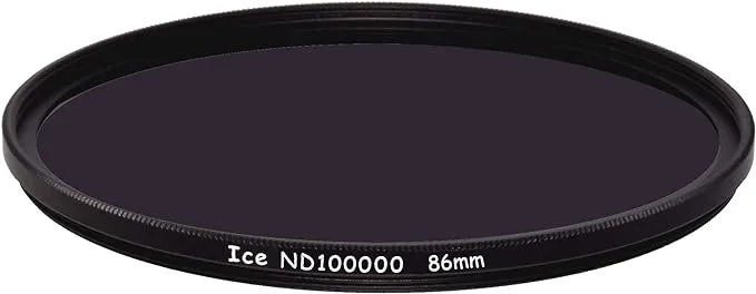 Ice 86mm ND100000 Filter Density 5.0 16.5 Stops, NDs, Landscape & scenic ICE-100K-86