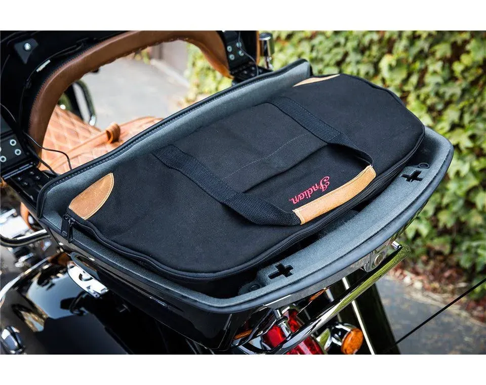 Indian Motorcycle Deluxe Trunk Travel Bag, Black | 2885132